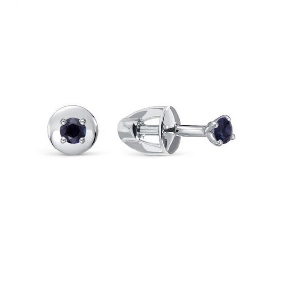 Серьги Platinum Lab. - Платина 950 (арт. ПС-010С-01 12)