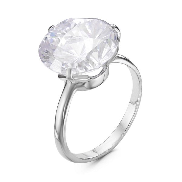 Кольцо Красная пресня - Серебро 925, Фианит (арт. 2381802Д)