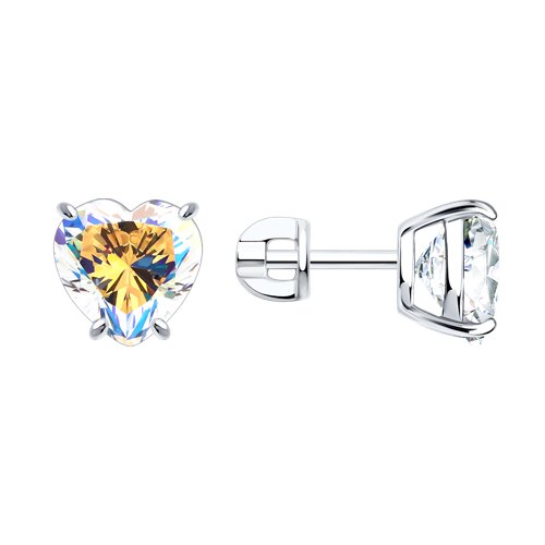 Серьги Diamant - Серебро 925, Фианит (арт. 94-122-01242-1)