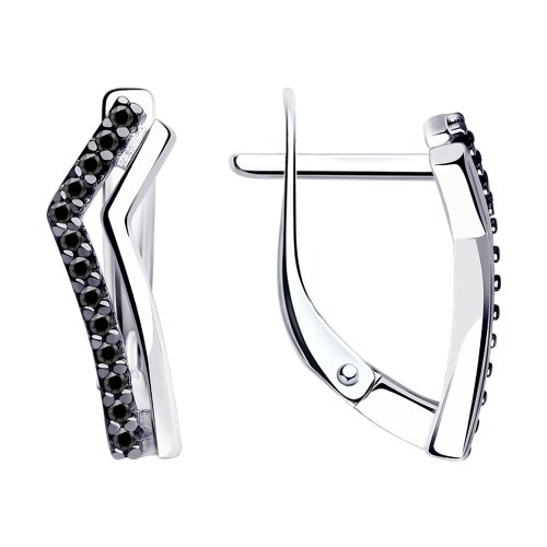 Серьги Diamant - Серебро 925, Фианит (арт. 94-120-01595-1)