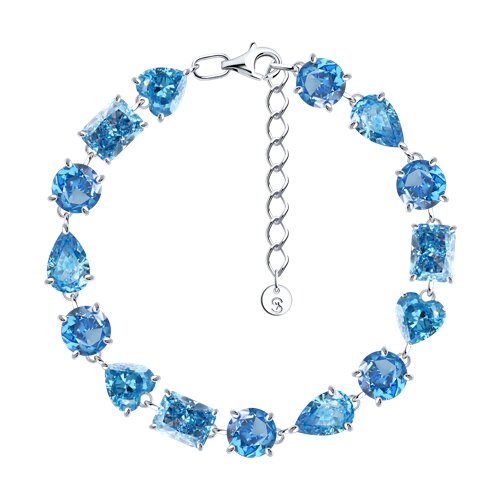 Браслет SOKOLOV - Серебро 925, Фианит (арт. 94051648)