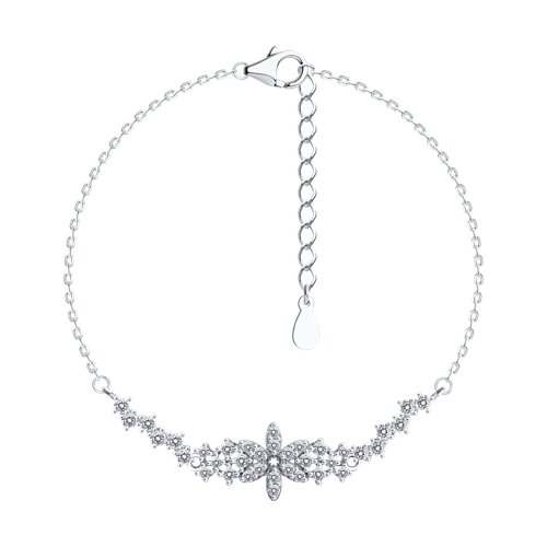 Браслет SOKOLOV - Серебро 925, Фианит (арт. 94051636-91)