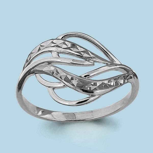 Кольцо Аквамарин - Серебро 925 (арт. 54132.5)