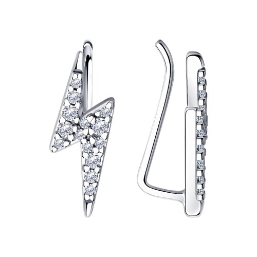 Серьги SOKOLOV - Серебро 925, Фианит (арт. 94024059)