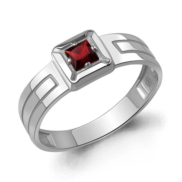 Кольцо Аквамарин - Серебро 925, Гранат (арт. 6561703.5)