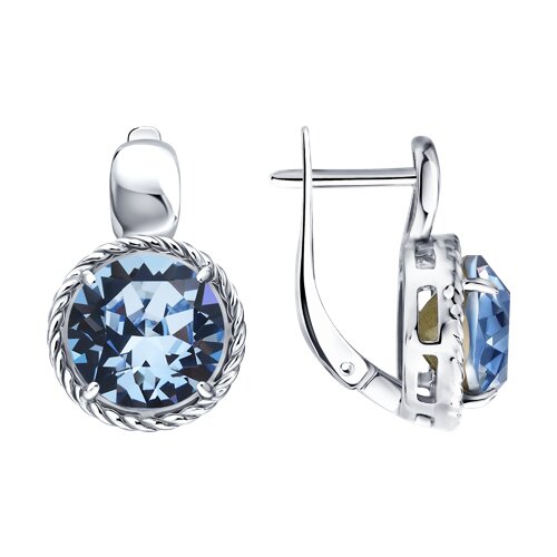 Серьги Diamant - Серебро 925, Кристалл (арт. 94-120-00399-1)