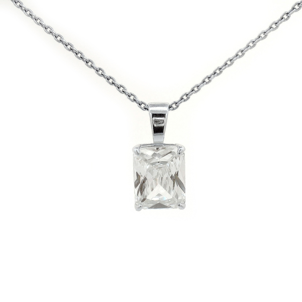 Подвеска POKROVSKY - Серебро 925, Фианит (арт. 0400857-00775)