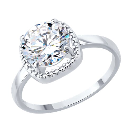 Кольцо SOKOLOV - Серебро 925, Фианит (арт. 94014716)