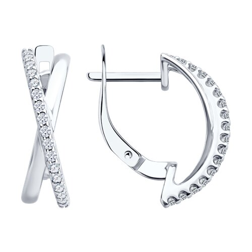 Серьги SOKOLOV - Серебро 925, Фианит (арт. 94027256)