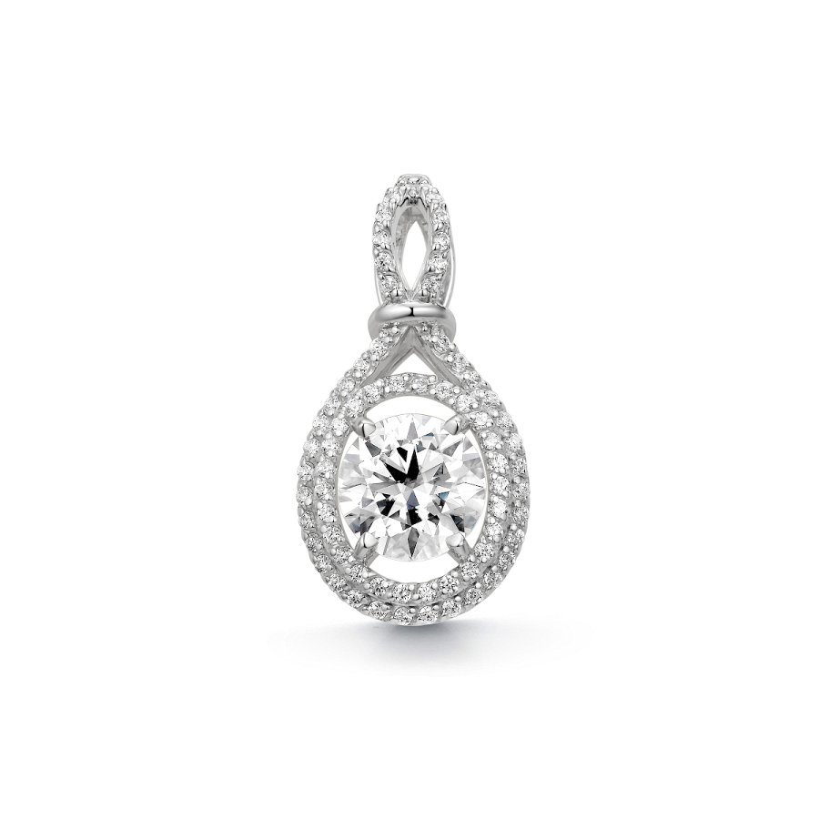 Подвеска Дар - Серебро 925, Синтетический муассанит, Фианит (арт. П-2655рс1612800)