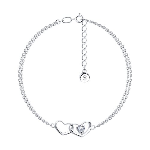 Браслет SOKOLOV - Серебро 925, Фианит (арт. 94050211)