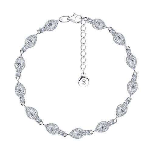 Браслет SOKOLOV - Серебро 925, Фианит (арт. 94051034)