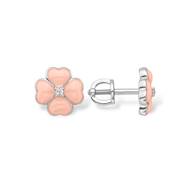 Серьги EFREMOV - Серебро 925, Фианит, Эмаль (арт. 12104113311-501)