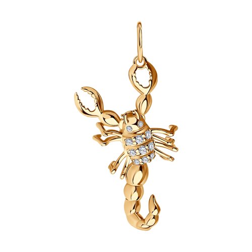 Подвеска SOKOLOV - Серебро 925, Фианит (арт. 93030020)