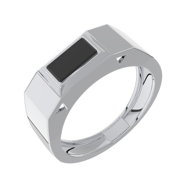 Кольцо POKROVSKY - Серебро 925, Оникс (арт. 0500129-00545)