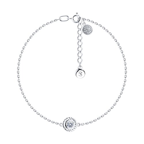 Браслет SOKOLOV - Серебро 925, Фианит (арт. 94050424)
