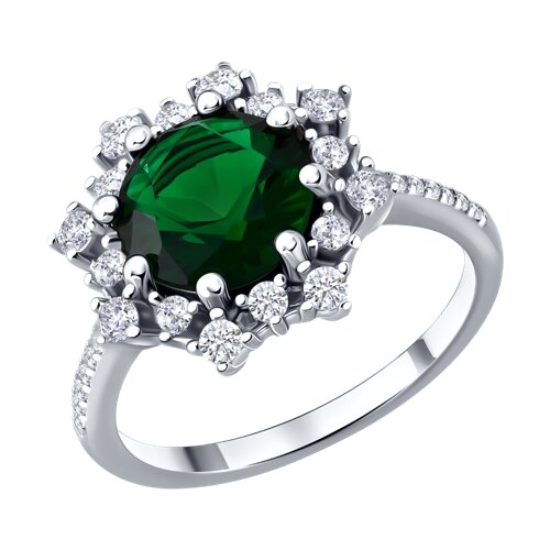 Кольцо SOKOLOV - Серебро 925, Фианит (арт. 94014917-91)