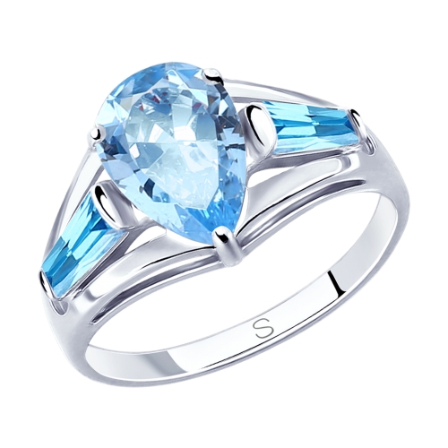 Кольцо SOKOLOV - Серебро 925, Фианит (арт. 94012816)