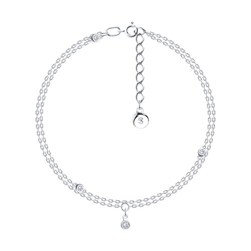 Браслет SOKOLOV - Серебро 925, Фианит (арт. 94050414)