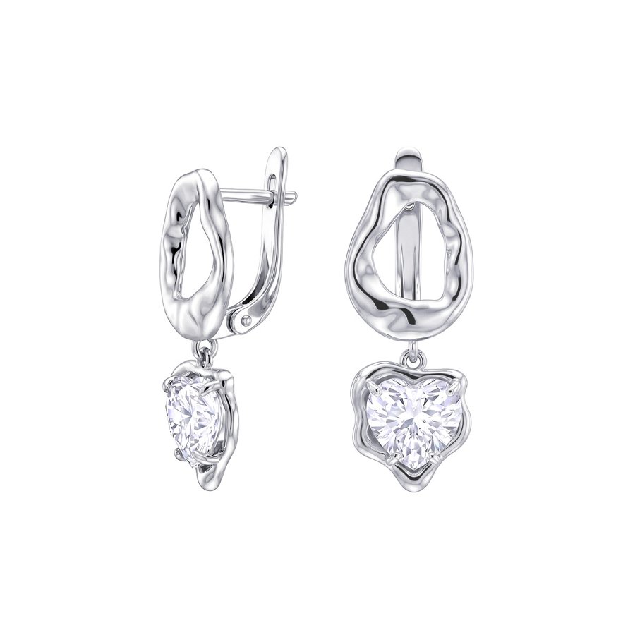 Серьги POKROVSKY - Серебро 925, Фарфор (арт. 0202439Л00775)