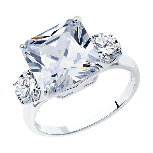 Кольцо SOKOLOV - Серебро 925, Фианит (арт. 94012077)