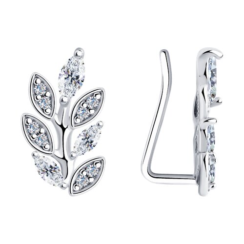 Серьги SOKOLOV - Серебро 925, Фианит (арт. 94025999)