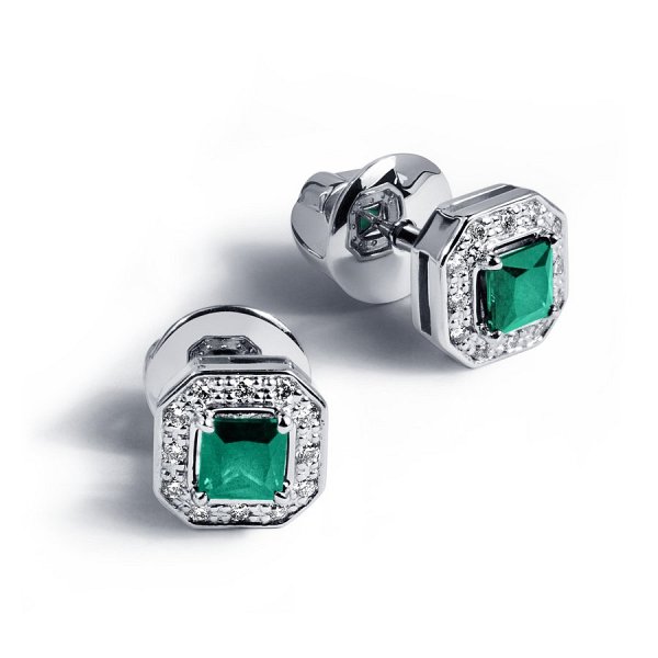 Серьги Platinum Lab. - Платина 950 (арт. ПС-277И-01)