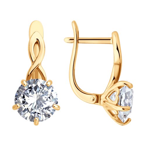 Серьги SOKOLOV - Серебро 925, Фианит (арт. 93022450)