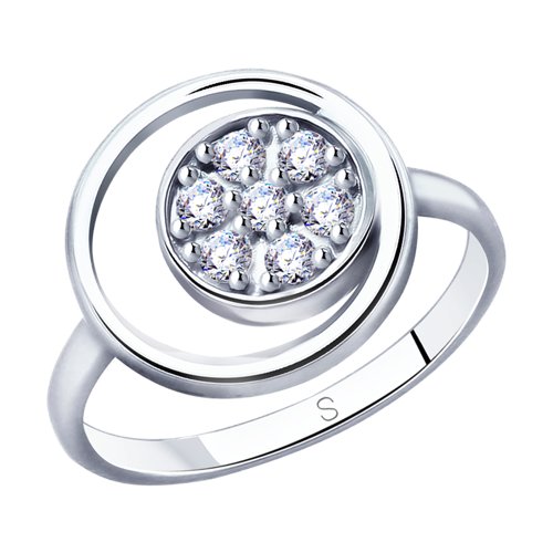 Кольцо SOKOLOV - Серебро 925, Фианит (арт. 94012899)