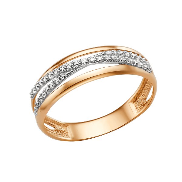 Кольцо ЮФ Династия - Золото 375, Фианит (арт. 015311-5102)