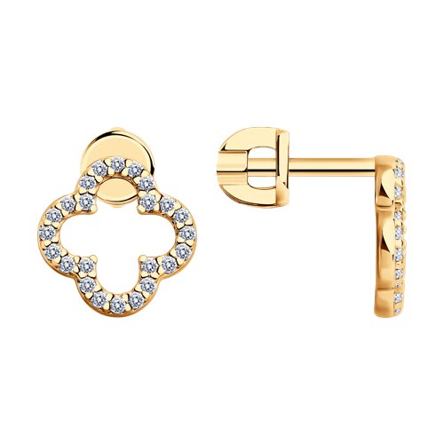 Серьги SOKOLOV - Серебро 925, Фианит (арт. 93022436)