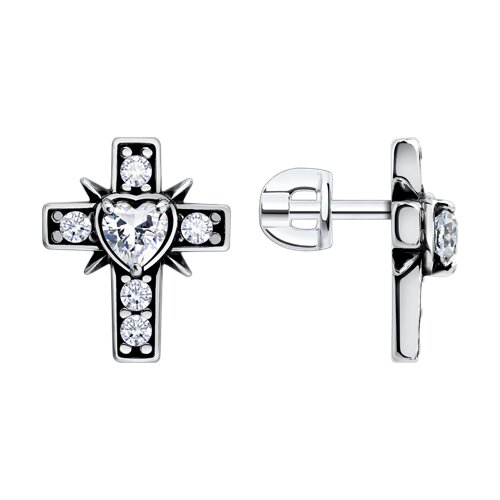 Серьги Diamant - Серебро 925, Фианит (арт. 95-122-02429-1)