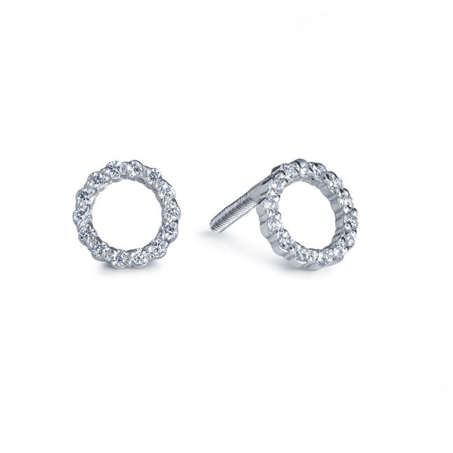 Серьги Platinum Lab. - Платина 950, Бриллиант (арт. ПС-041-01)