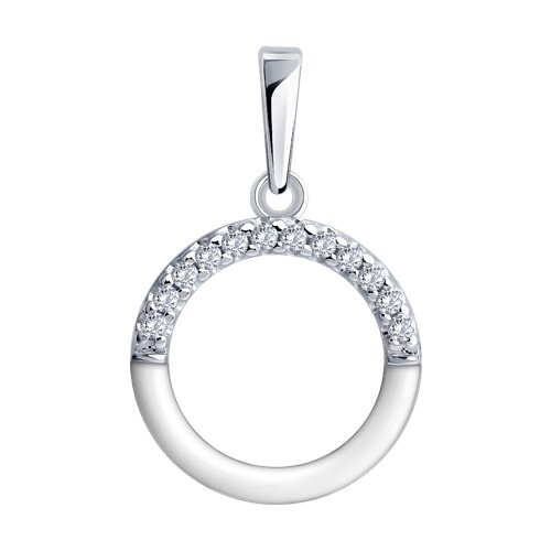 Подвеска Diamant - Серебро 925, Фианит, Эмаль (арт. 94-130-00241-1)