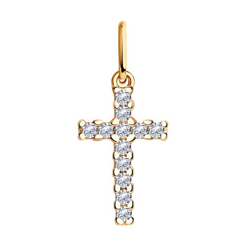 Подвеска SOKOLOV - Серебро 925, Фианит (арт. 93030423)