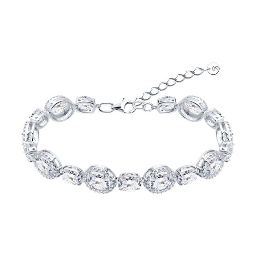 Браслет SOKOLOV - Серебро 925, Фианит (арт. 94051620)