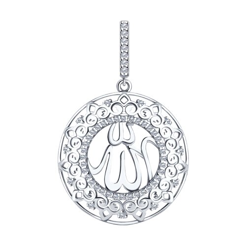 Подвеска SOKOLOV - Серебро 925, Фианит (арт. 94031220)