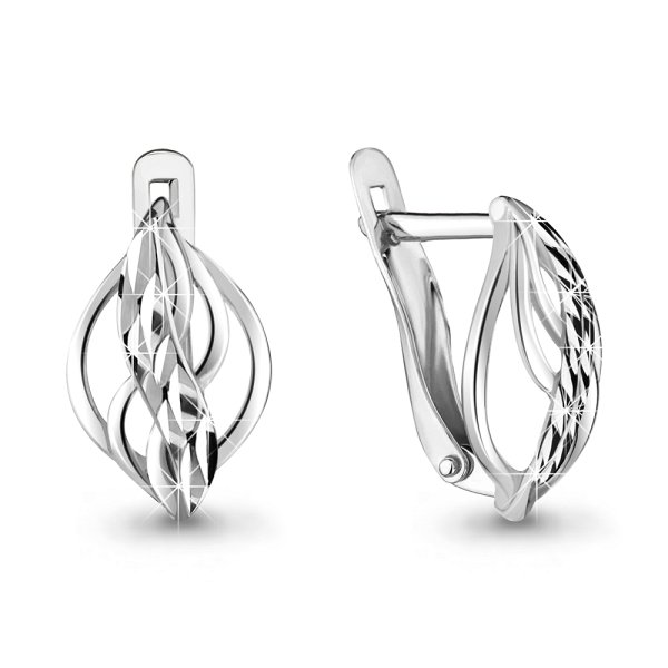 Серьги Аквамарин - Серебро 925 (арт. 30658.5)