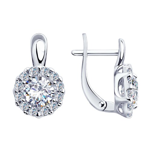 Серьги Diamant - Серебро 925, Фианит (арт. 94-120-01647-1)