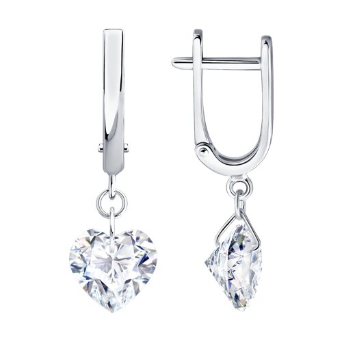 Серьги Diamant - Серебро 925, Фианит (арт. 94-121-00265-1)