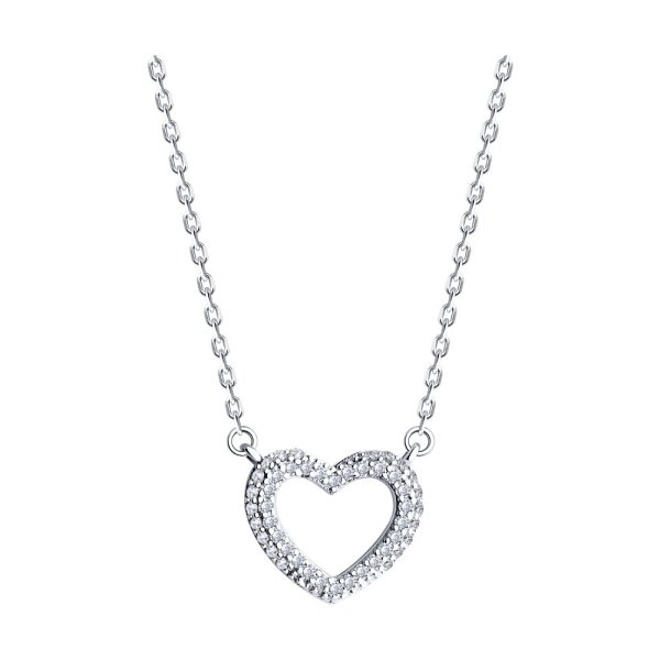 Колье SOKOLOV - Серебро 925, Фианит (арт. 94070844-91)