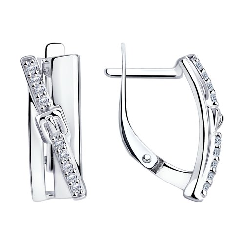 Серьги Diamant - Серебро 925, Фианит (арт. 94-120-00802-1)