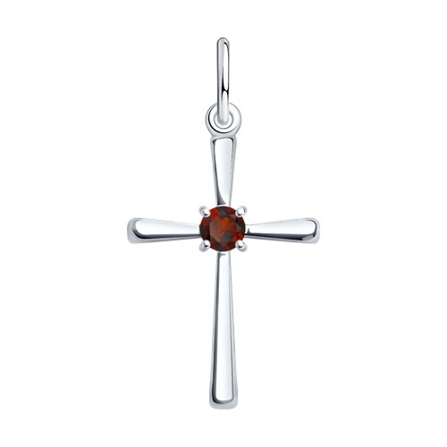 Подвеска SOKOLOV - Серебро 925, Гранат (арт. 92030719)
