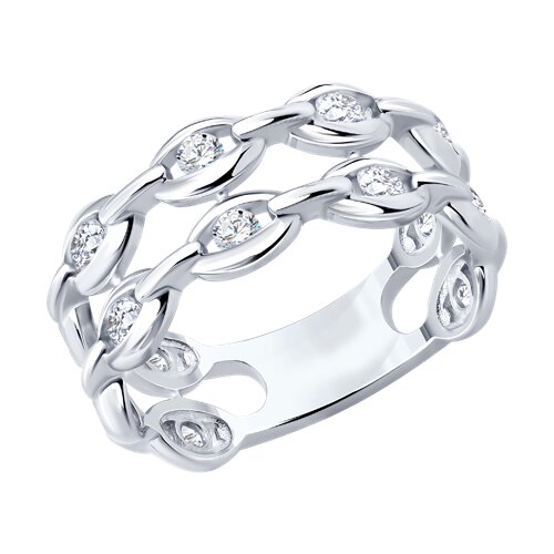 Кольцо SOKOLOV - Серебро 925, Фианит (арт. 94014703)