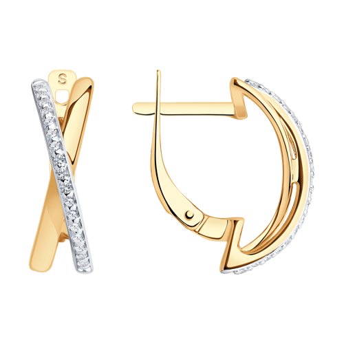 Серьги SOKOLOV - Серебро 925, Фианит (арт. 93020678)