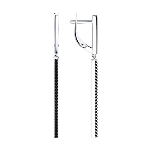 Серьги Diamant - Серебро 925, Фианит (арт. 94-121-01594-1)