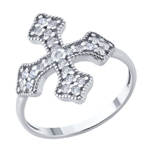 Кольцо SOKOLOV - Серебро 925, Фианит (арт. 94014407)