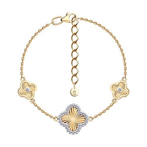 Браслет SOKOLOV - Серебро 925, Фианит (арт. 93050228)