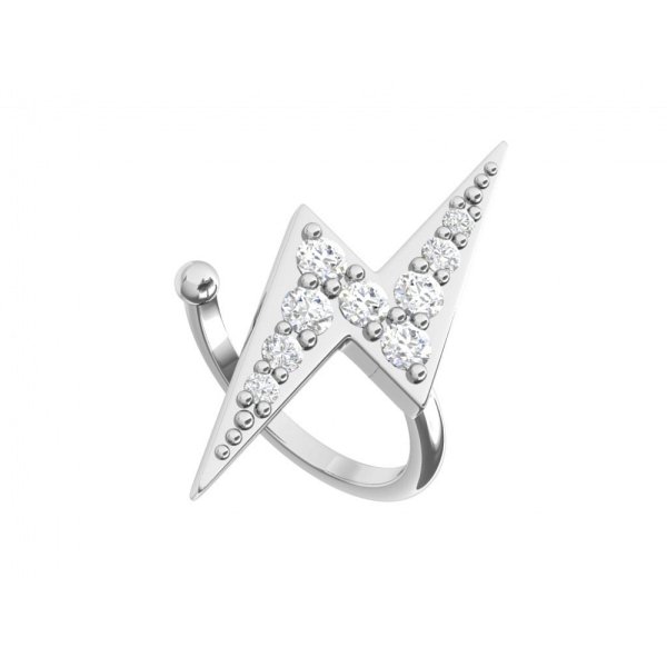 Серьга POKROVSKY - Серебро 925, Фианит (арт. 0201628-00775)