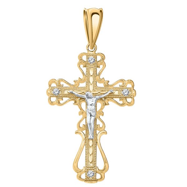 Подвеска Атолл - Золото 585, Фианит (арт. 3142)